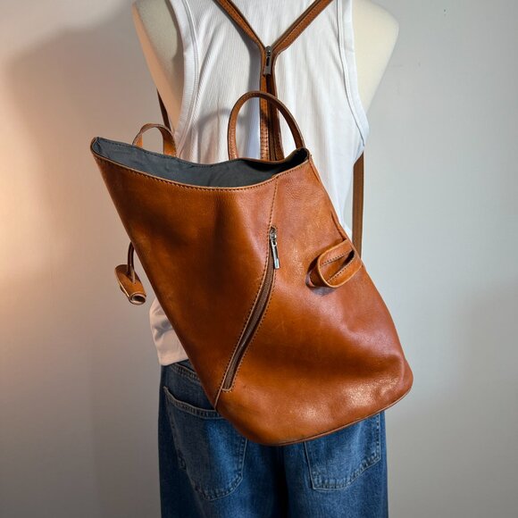 Aniuk backpack made in Italy, Leather, \